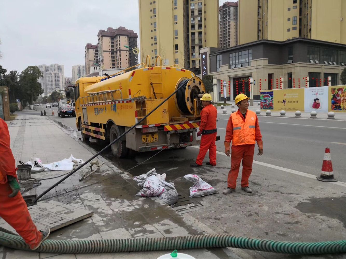 蕉城排污管道清淤-管道清洗