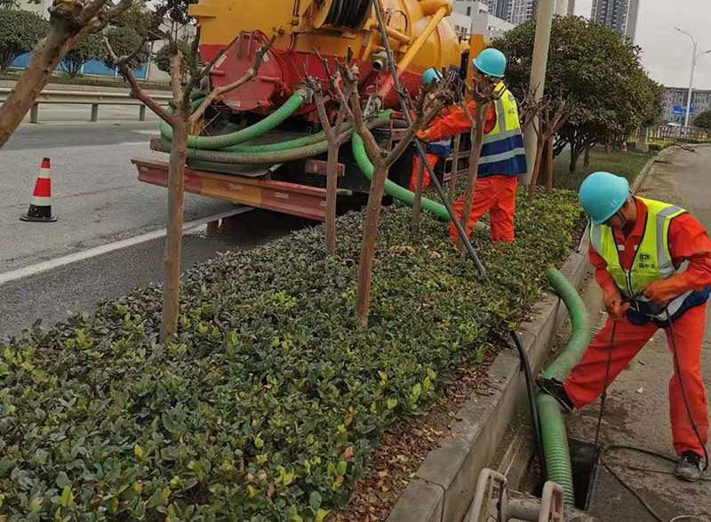 蕉城市政管道清淤